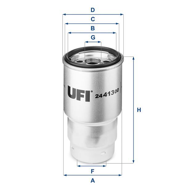 YAKIT FİLTRESİ TOYOTA COROLLA 1.4L 1NDTV NDE120 04-06 NDE180 12-18 / VERSO 2.2L 2ADFTV AUR10 06-08 / AVENSIS 2.0L CDT220 ADT250 99-08 / YARIS 1.4L NLP90 06-10 / MAZDA 6 GG GY 02-07 626 TD 98-01