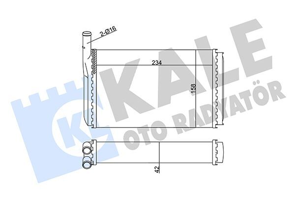 KALORİFER AL/MKNK 80-COUPE-90-PORSCHE 924-CADDY I-GOLF I-JETTA I-PASSAT-SANTANA-SCIROCCO 84 87