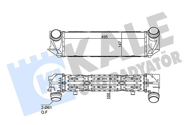 TURBO RADYATORU BMW N53 N20 F10 F11