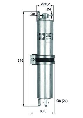 YAKIT FILTRESI BMW N62 M54 E65 03 08