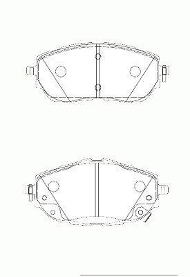 ÖN FREN BALATA TOYOTA AURIS COROLLA 1.33L 1.6L 1NR-FE 1ZR-FAE NRE180 ZRE181 ZRE185 12- / 1.4L 1ND-FTV NDE180 12-