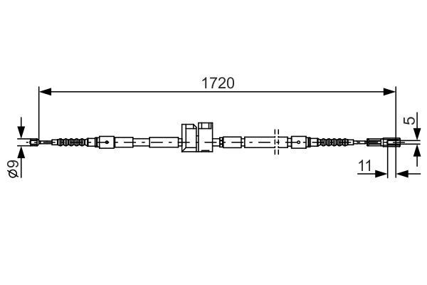 FREN TELİ. 1720 MM
