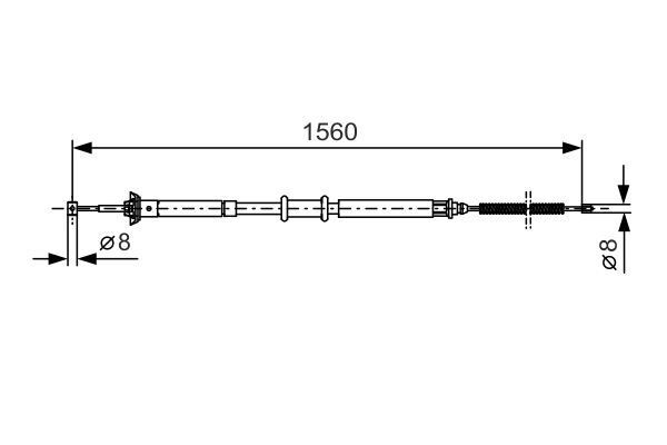 FREN TELİ. 1560 MM