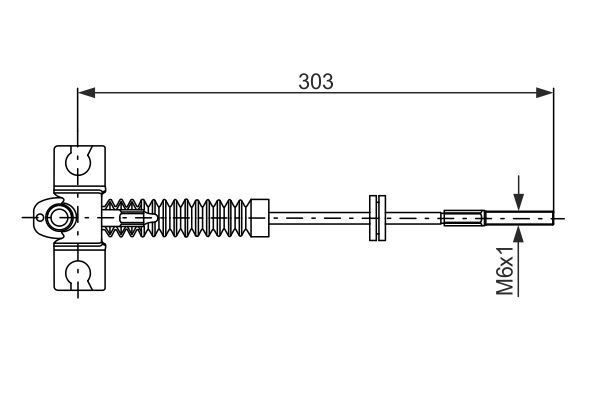 FREN TELİ. 303 MM