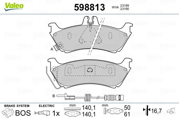 FREN BALATASI ARKA MERCEDES ML-CLASS W163 98 05