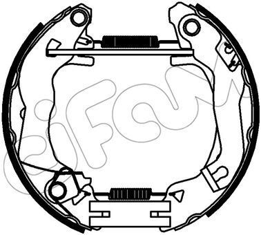 HIZLI TAMİR KİTİ PAPUÇ FREN SİLİNDİRİ YAYLAR FORD EUROPE SİERRA I. SW : 1.3 EXC. SW ;1.6;1.6 EXC.