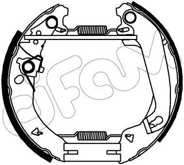 HIZLI TAMİR KİTİ PAPUÇ FREN SİLİNDİRİ YAYLAR FORD EUROPE / FORD LCV V XR2İ;1.8 D;1.8 TD;1.8İ 16V /