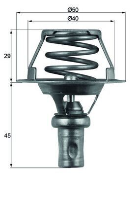 TERMOSTAT 86C R19-CLIO-EXP 1.4 E6J-E7J