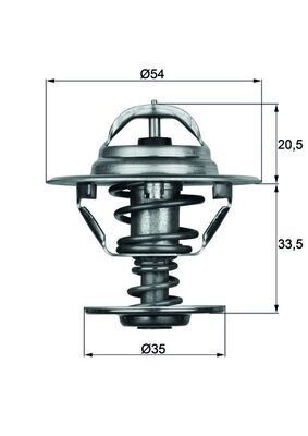 TERMOSTAT 83C 323 89-94 RANGE ROVER 89-90 TERRANO 89-96