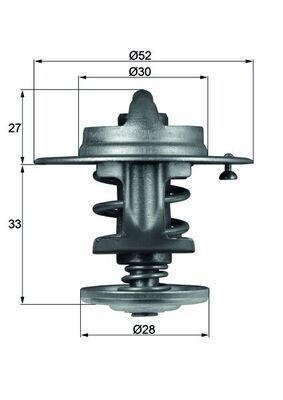 TERMOSTAT 83C ROVER 800 88-99 HIACE 95-98