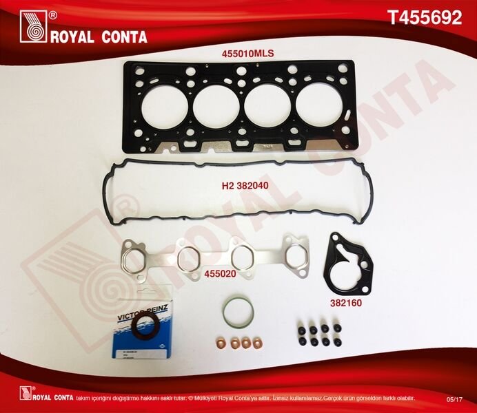 ÜST TAKIM CONTA KEÇELİ-SUBAP LASTİKLİ CLIO III-MGN II 1.5 DCI K9K 05