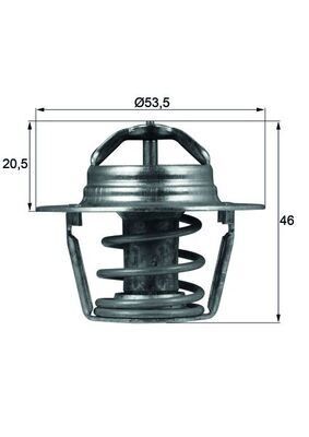 TERMOSTAT 89C KNG 1.9D-MGN1.6-2.0-LGN 1.8-2.0-P106-P306-P405
