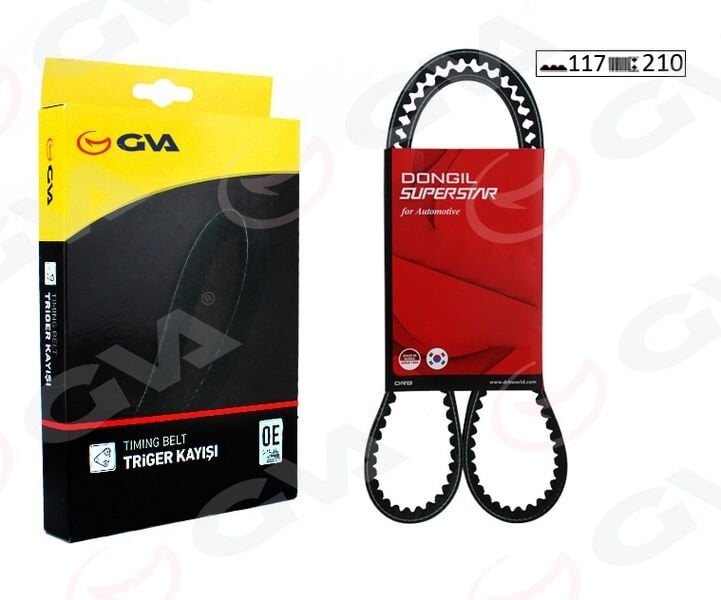 TRİGER KAYIŞI EKSANTRİK KAYIŞI TOYOTA COROLLA 1.6L 4A-FE enjeksiyonlu AE101 AE111 92-00 117x210