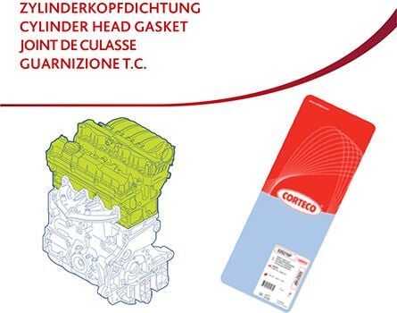 CONTA SİLİNDİR KAPAĞI GK CH BMW B38 MLS 1M Gasket. cylinder head