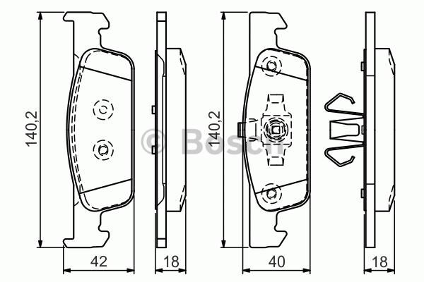 ÖN FREN BALATA RENAULT CLIO IV 12 DACIA LOGAN II 12 SANDERO II 12