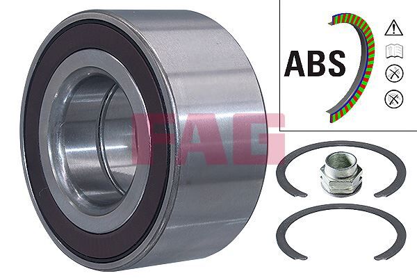 ÖN TEKER RULMANI FIAT FIORINO-IDEA-LINEA-PUNTO OPEL CORSA D ABS Lİ 33x72x35