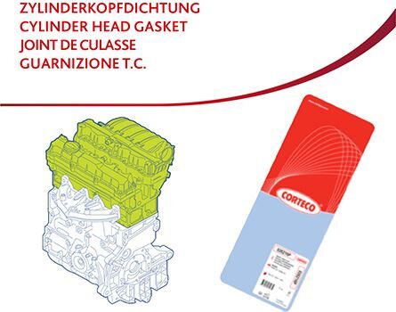 CONTA SİLİNDİR KAPAĞI GK CH BMW B46 MLS 1M Gasket. cylinder head