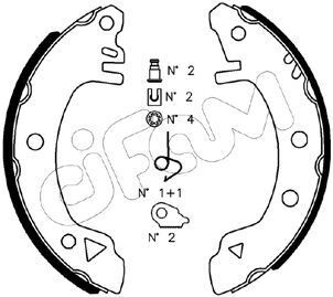 FREN PABUCU FORD EUROPE : 1.6;1.6 İ;1.8;1.8 TD;1.9;2.0;2.0 4WD;2.0 İ;2.0 İ DOHC;2.0 İ KAT;2.3 D / Sİ