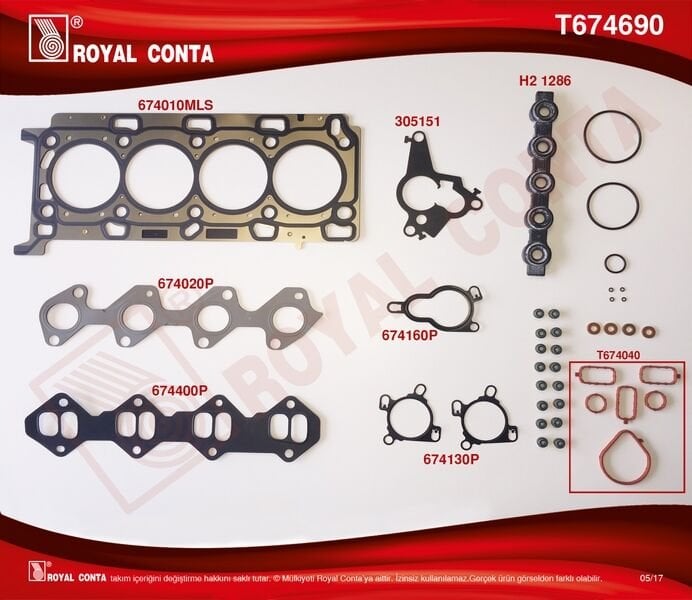 ÜST TAKIM CONTA SKC Lİ SUBAP LASTİKLİ MASTER III 2.3 DCİ 11 MOVANO 2.3 CDTİ 10 M9T