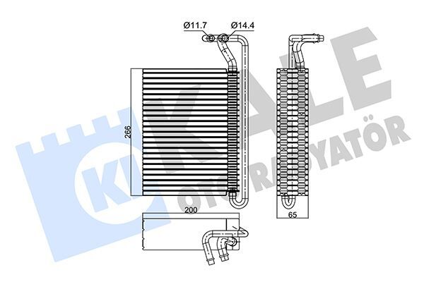 EVAPORATOR BMW N42 N46 M43 M47 M52 M54 M57 S54 E46 N52 N46 N47 M57 E83