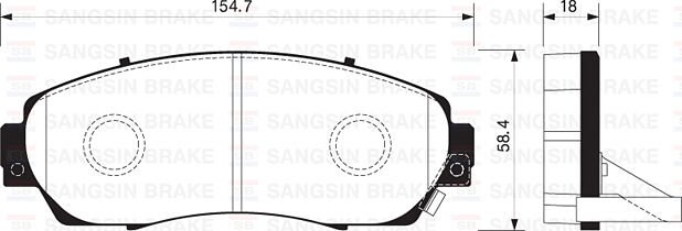 ÖN BALATA DİSK HONDA CR-V 15 Üstten Delikli