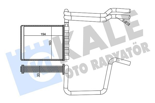 KALORIFER RADYATORU FOCUS III 11 18 TOURNEO CONNECT 1.5-1.6 TDCİ 14