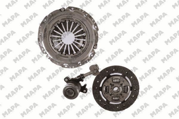 DEBRİYAJ SET HİDROLİK RULMANLI RENAULT MEGANE II 1.4. 1.6. 1.4 16V HİDROLİK RULMANLI 834027
