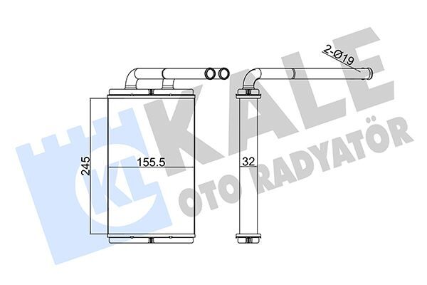 KALORİFER RADYATÖRÜ CHEVROLET CAPTIVA 2.0L C100 06- / OPEL ANTARA A 2.0L 06-