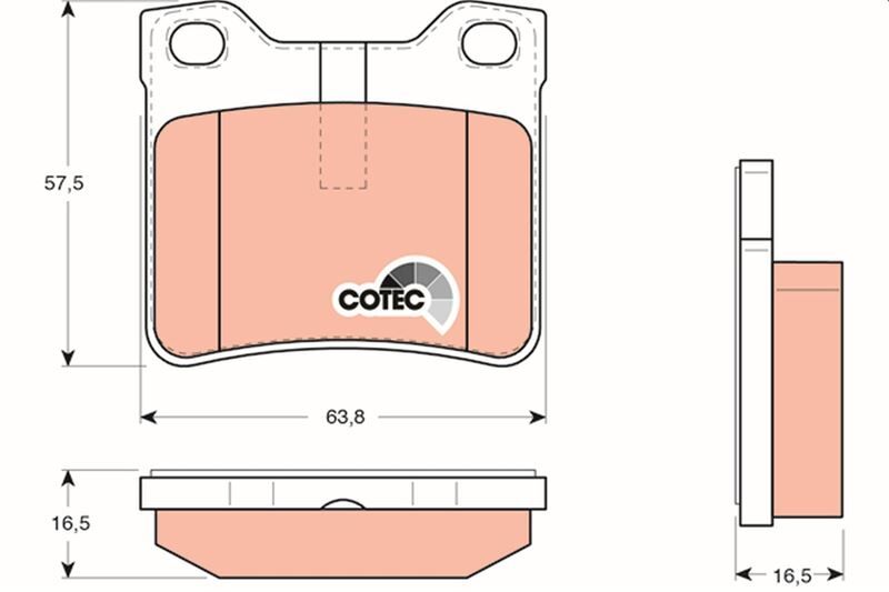 ARKA BALATA P406 1.6-1.8-2.0-2.1 TDİ 95-04 607 00