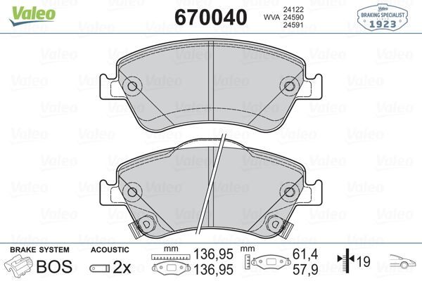 ÖN FREN BALATA TOYOTA AURIS. COROLLA 1.4L 1NDTV NDE150 D-4D dizel 07-
