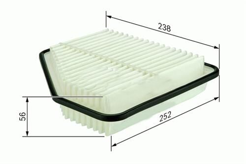 HAVA FİLTRESİ TOYOTA RAV4 III 2.0VVTİ 06