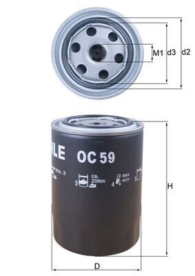 YAĞ FİLTRESİ Spin-on oil filter