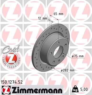 FREN DİSKİ ARKA BMW M3 E30 KAPLAMALI YÜKSEK KARBONLU DELİKLİ