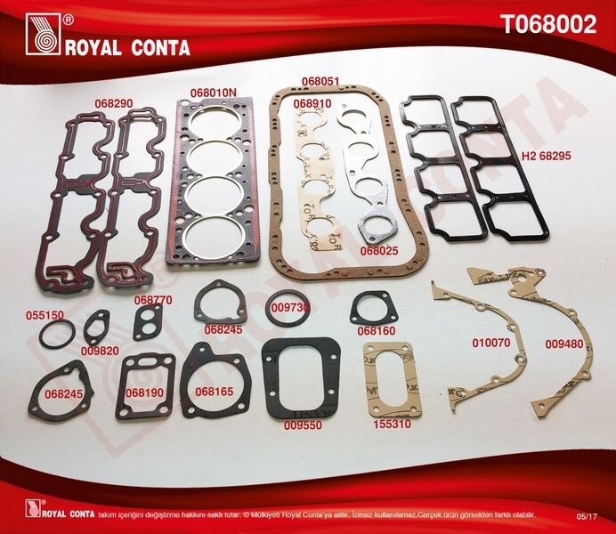 MOTOR TAKIM CONTA KEÇESİZ TMPR 2.0 159 A5.046 - 159 A6.046