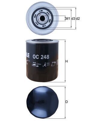 YAĞ FİLTRESİ Spin-on oil filter