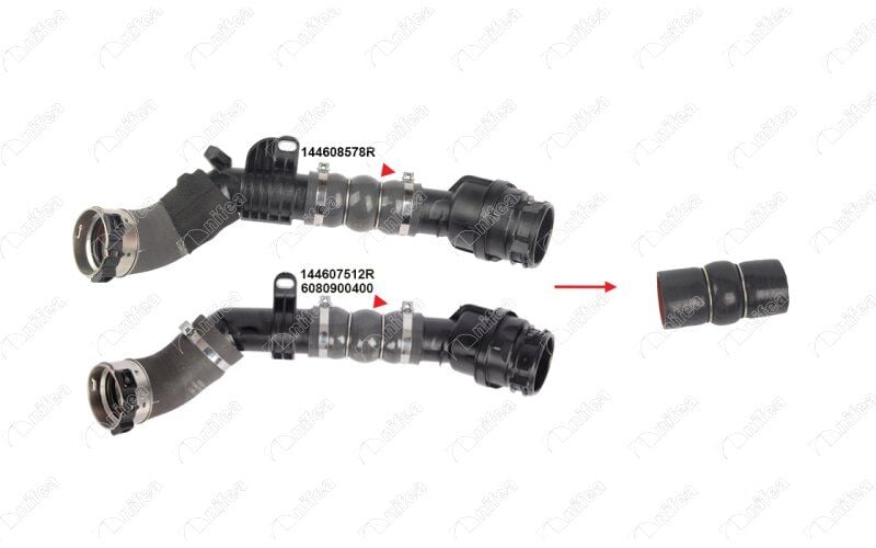 TURBO HORTUMUPLASTİK BORU HARİÇ2 KAT POLYESTER KULLANILMIŞTIR DACIA DOKKER