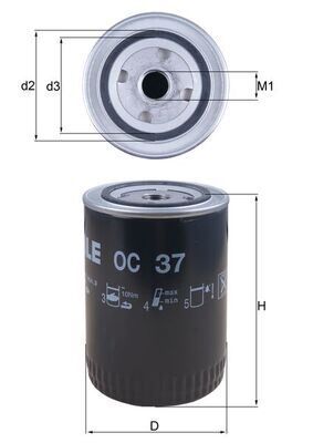 YAĞ FİLTRESİ Spin-on oil filter