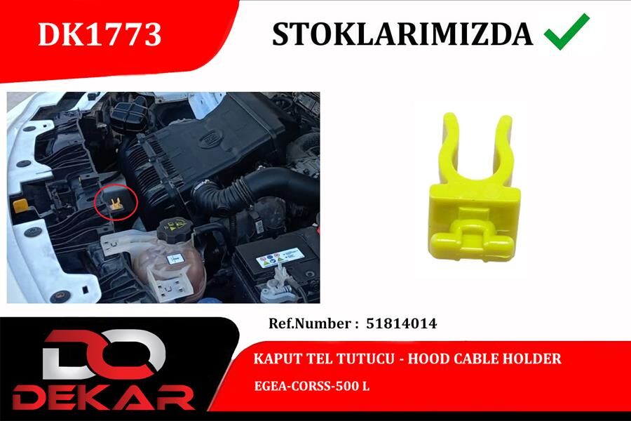 KAPUT TEL TUTUCU EGEA-CORSS-500 L