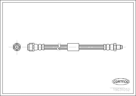 FREN HORTUMU ARKA MERCEDES ML-CLASS W163 98 05
