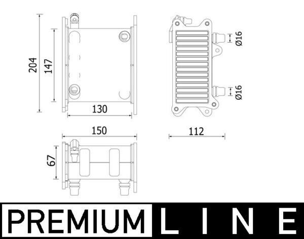 Ladeluftkühler BMW 7 F01.F02.G12