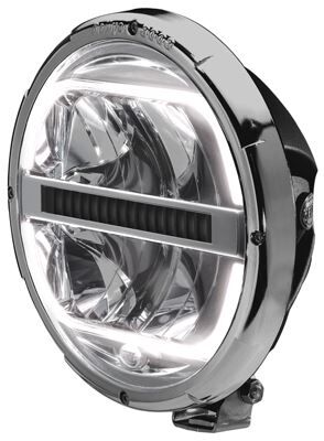 UZUN HUZME FAR 12V-24V LED KROM 222 MM