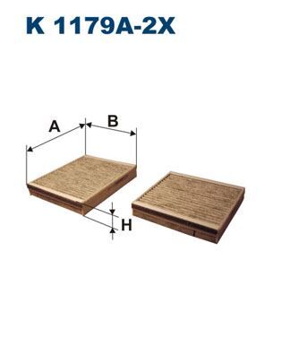 POLEN FİLTRESİ P207 1.4-1.4HDI-1.6HDI-1.4 16V-1.6 16V 06 C3 II 1.4-1.4HDI-1.6HDI 09 KARBONLU