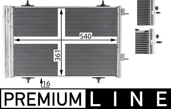 KLİMA KONDENSERİ RADYATÖRÜ PEUGEOT P508 10 CITROEN C5 10 1.6 HDI DV6 THP-VTI EP6