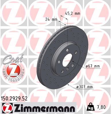 FREN DISKI ON BMW F40 F44 F45 F46 F48 F39 MINI F54 F60 DELİKLİ