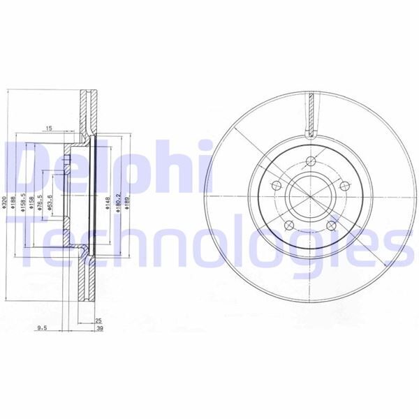 ON FREN AYNASI CONNECT 12 FOCUS III 11 15 KUGA 12 14 VOLVO V40 T2-T3-T4-T5 C30 06 12 C70 II 07 12 S40 II 05 12 V50 04
