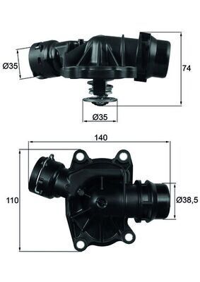 TERMOSTAT BMW M57 D25 D30 E53 E46 E39 E38 306D1 RANGE ROVER 3 VOGUE L322