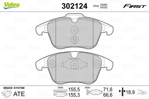 ÖN FREN BALATASI PEUGEOT P508 10 18 1.6 VTI 1.6 THP 1.6HDI 2.0HDI 2.2HDI 283mm CAP