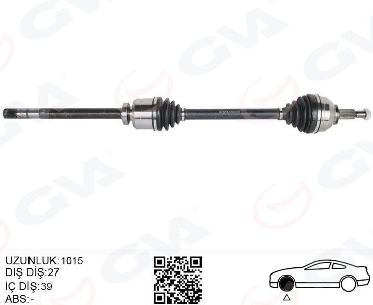 ÖN AKS SAĞ RENAULT TRAFIC II 01 14 2.0dCi OPEL VİVARO 01 14 2.0CDTI