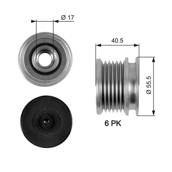 ALTERNATOR KASNAGI MERCEDES W202 W210 W638 B901 B904