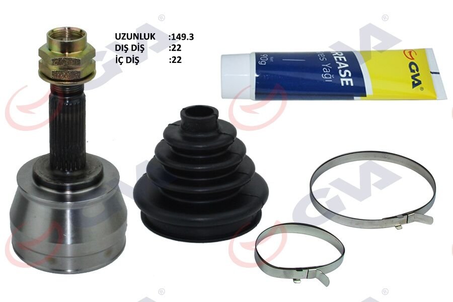 AKS KAFASI DIŞ ÖN PALIO/ALBEA 1.2 03-07 22x22x47 150mm